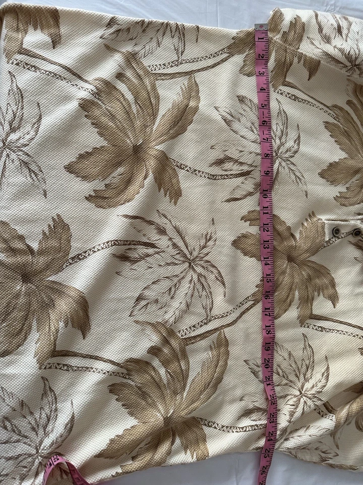 OP Polo Camisa Deportiva Para Hombre Informal Manga Corta Color Beige Talla XL Tropical Foto 4 de 4