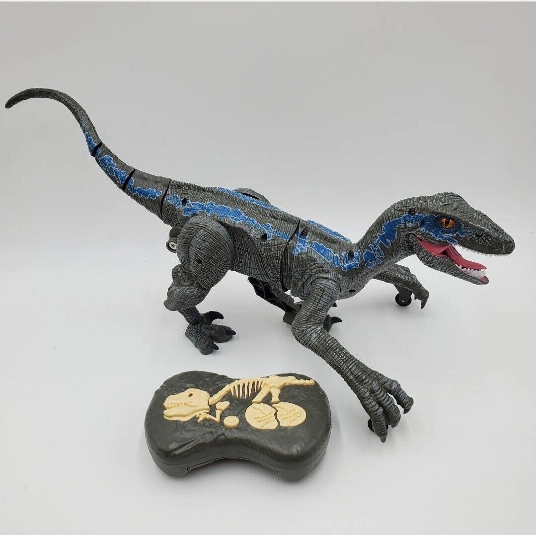 Rc robô dinossauro brinquedos jurássico mundo velociraptor tyrannosaurus rc  animais brinquedos para meninos de controle remoto