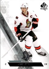 2013-14 SP Authentic Jason Spezza #91 Ottawa Senators