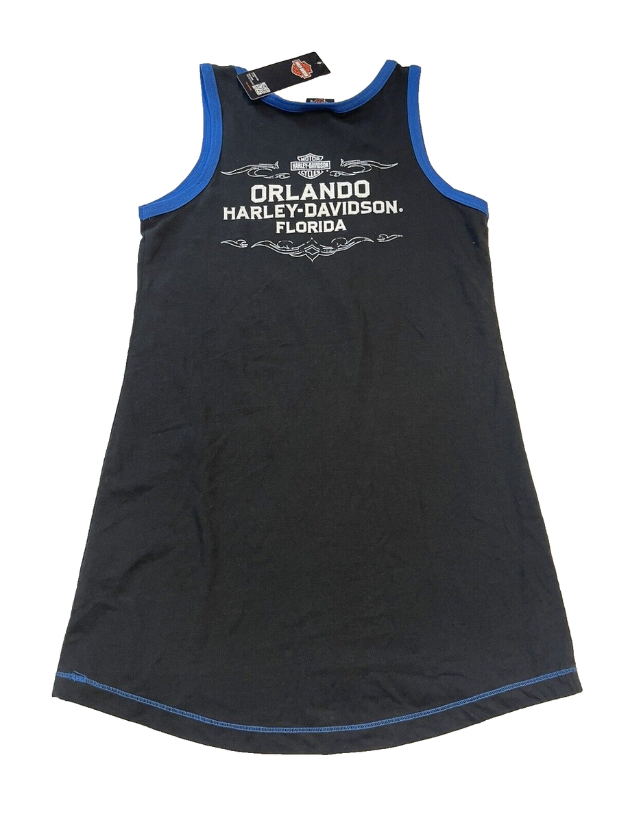 Harley-Davidson Women's Tank Top Shirt Size Skull Dia de