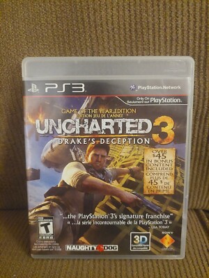 Uncharted 3 Drakes Deception Not For Resale Playstation 3 PS3 | eBay