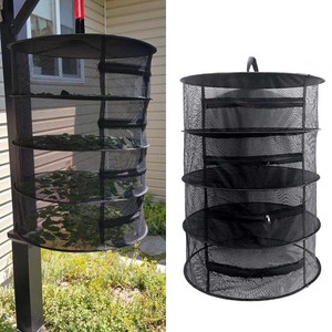 Herb Drying Rack Net 4 Layer Herb Dryer Mesh Hanging Dryer Racks