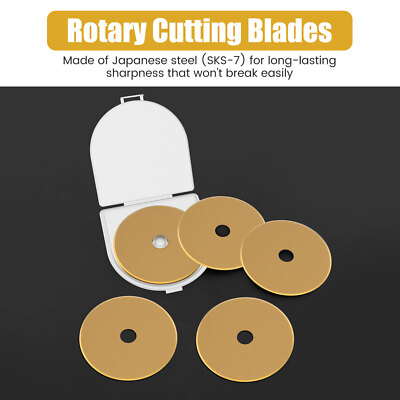 5Pcs 60mm Steel Fabric Cutting Blades Rotary Cutter Blades Incisive ...