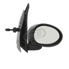 Cable Manual Wing Door Mirror Citroen C1 2005-2015 Primed Cover Right Hand Side