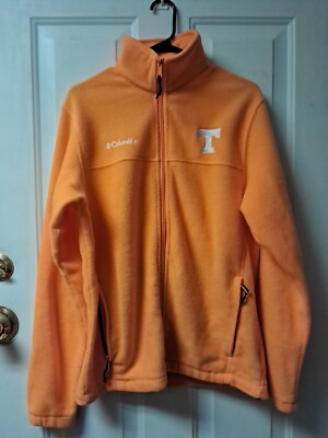 Columbia Tennessee Vols Full Zip Woman's Medium Orange Fleece