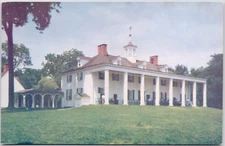 George Washingtons Home Mount Vernon Virginia USA Potomac River Vintage Postcard
