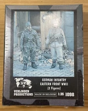 German Inf. East Front WW2 -  1/35 Resin Figure Set - VLS No. 1098  Sealed/NIB