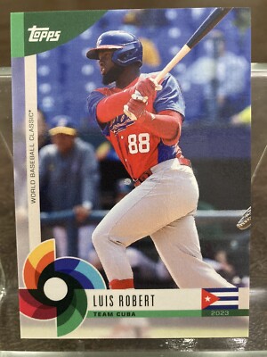 2023 Topps World Baseball Classic Global Stars Luis Robert #16 Cuba