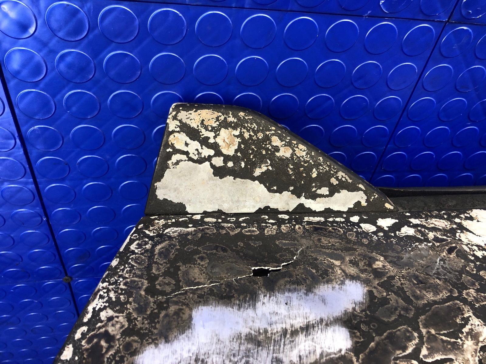 LAMBORGHINI GALLARDO FRONT RIGHT DOOR NERO NOCTIS (LY9B) *BURNT DAMAGE*