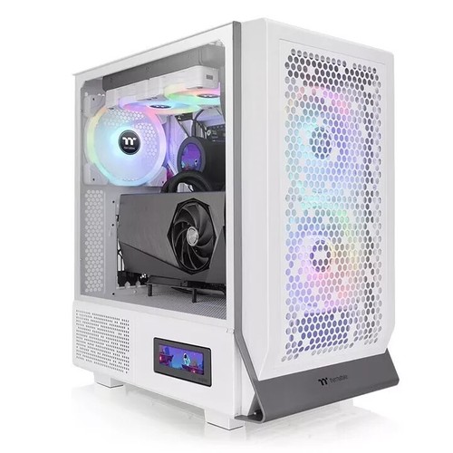 Thermaltake Ceres 300 TG ARGB Mid Tower Case 2x 140mm ARGB Fans, 1x 140mm- White - 第 4/11 張圖片