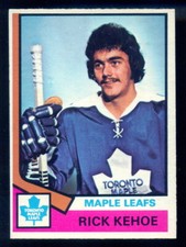 1974-75 O PEE CHEE OPC #81 RICK KEHOE NM TORONTO MAPLE LEAFS HOCKEY Card