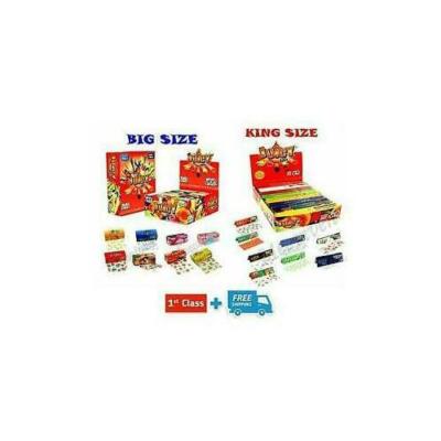 JUICY JAYS FRUCHTIGE GESCHMACKSRICHTUNGEN KING & BIG SIZE MIX-N-ROLL BLÄTTCHEN VOLLE BOX