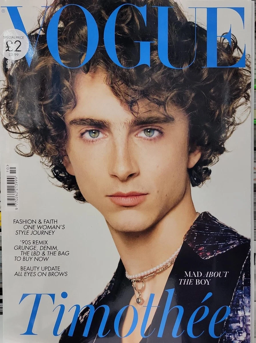 VOGUE UK (BRITISH) MAGAZINE-OCTOBER 2022-TIMOTHEE CHALAMET-BRAND NEW-IN  STOCK