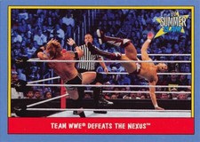 TEAM WWE DEFEATS THE NEXUS #38 2017 TOPPS WWE WRESTLING SUMMERSLAM