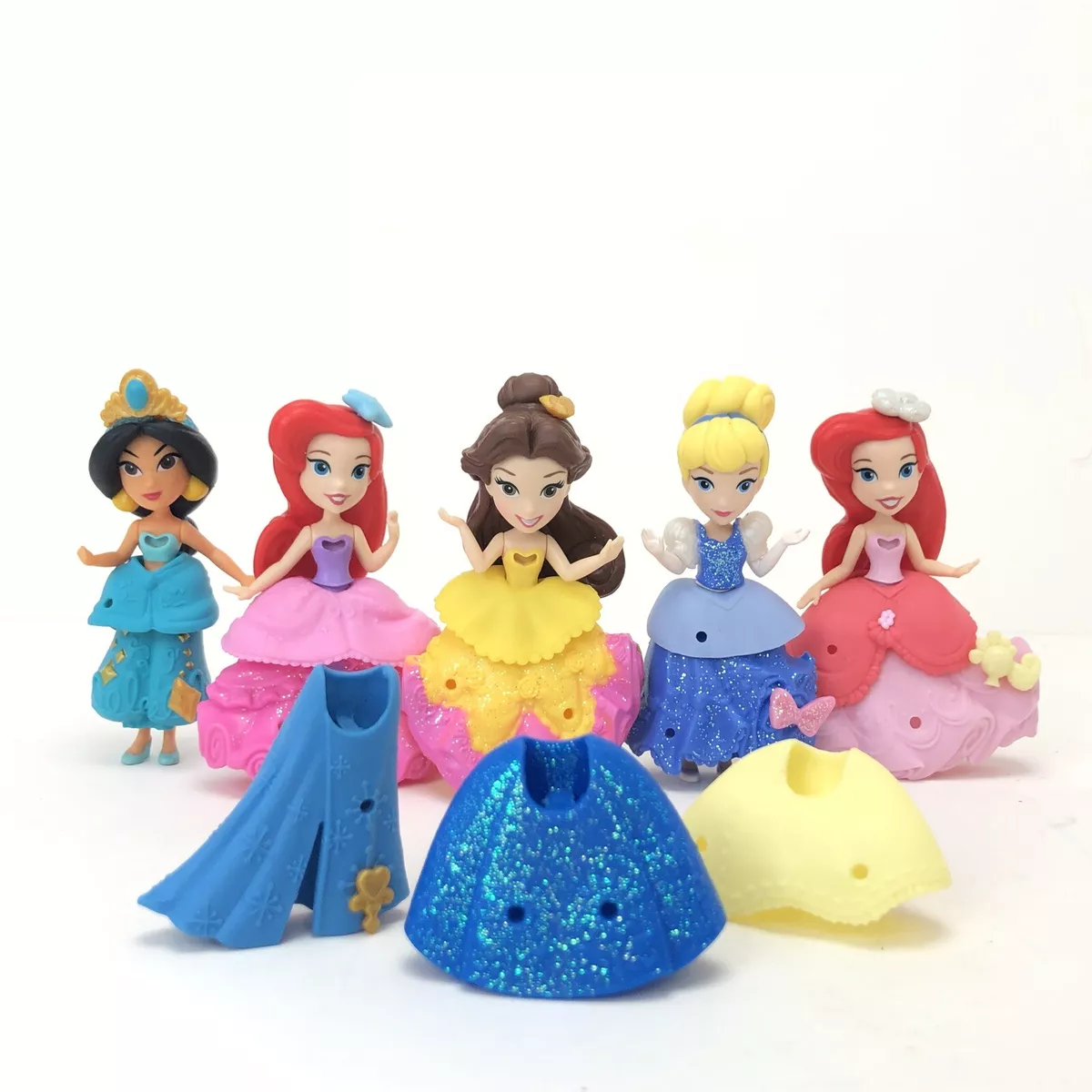 Disney Princess Little Kingdom Ariel Rapunzel Mini Dolls Wedding Toys Girls  3 4