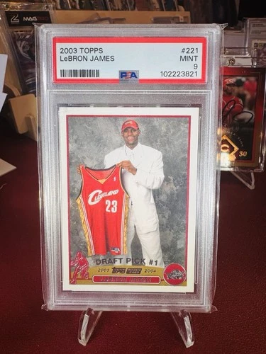 2003 Topps LeBron James #221 Rookie RC PSA 9 MINT Cavaliers HOF Rare