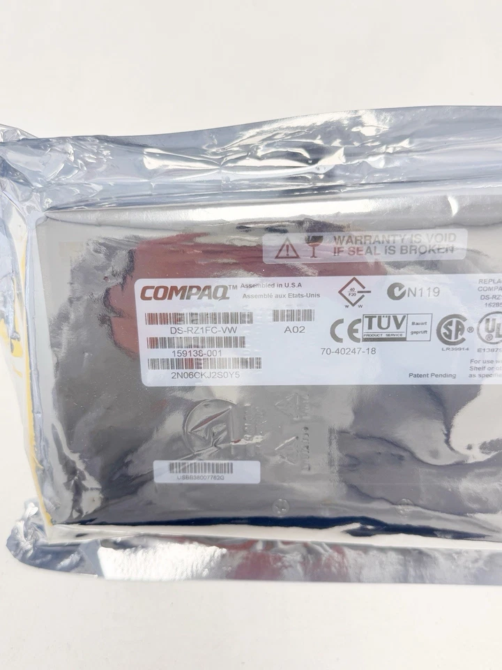 NEW Compaq DS-RZ1FC-VW 36.4GB 10K RPM SCSI Hard Drive Module - Image 2 of 2