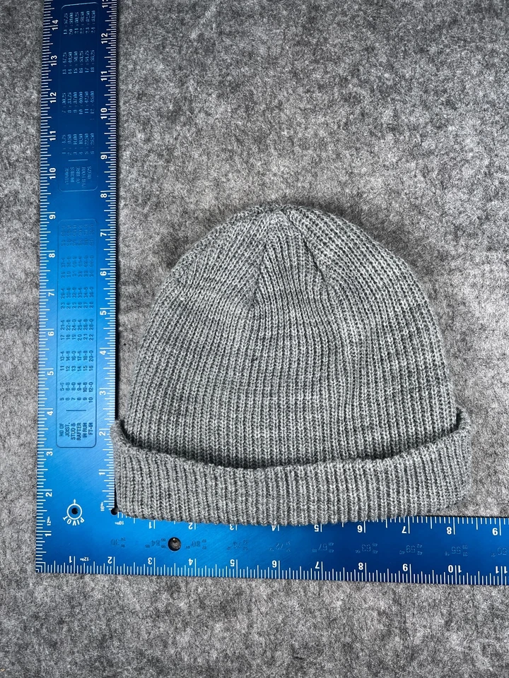 M. 56 unidade 29876 H&M gorro toque feminino tamanho único malha cinza mistura de poliéster - Imagem 4 de 4