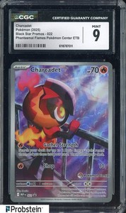 2025 Pokemon Phantasmal Flames PC ETB #022 Charcadet CGC 9 MINT