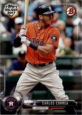 2017 Bowman Topps Holiday #THCC Carlos Correa - BB