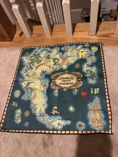 Vintage Ultima V Warriors Of Destiny Cloth Map 1980s Memorabilia