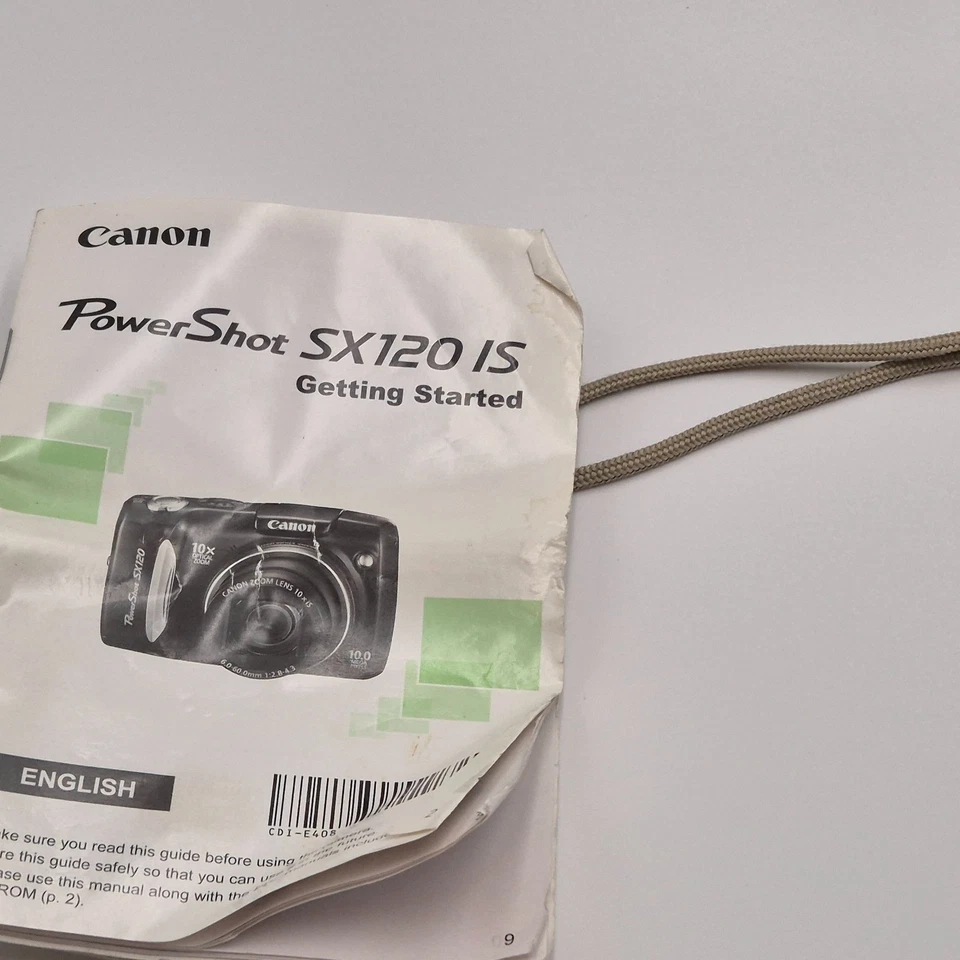 Canon PowerShot SX120 IS Digital Camera *UNTESTED/PARTS ONLY/REPAIR* ACT#8604 - Image 2 of 4