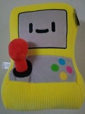 New FAO Schwarz Retro Arcade Game Machine Yellow Plush Toy 9"