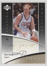 2006-07 Upper Deck Trilogy Generations Present Signatures Chris Kaman Auto w6q