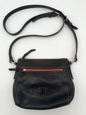 Tracolla Dooney & Bourke fiorentina pelle Allison marrone scuro cinturino regolabile