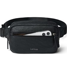 2L Fanny Packs Everywhere Belt Bag Small Fashion Crossbody Waist Pack Faux Le...