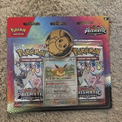 Prismatic Evolutions Eevee 2-Pack Blister (Pokémon Day Stamp)