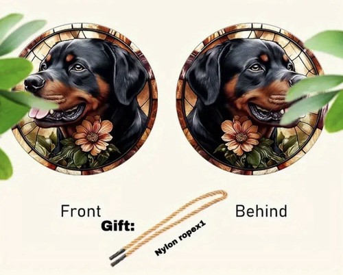 ROTTWEILER Dog Lover LARGE Suncatcher Picture Birthday Window Present GIFT Love - Picture 4 of 5