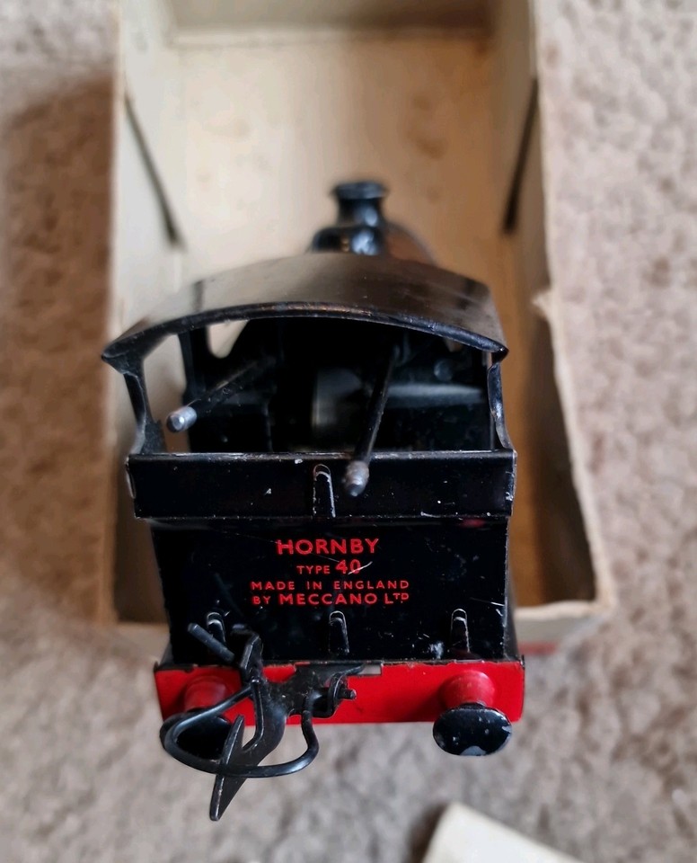 Vintage Hornby 0 Gauge Clockwork Type 40 Locomotive with key, lamps and ...