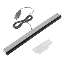 USB Sensor Bar for Wii, Replacement USB Wired Infrared Ray Sensor Bar for Nin...