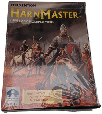HarnMaster Fantasy Roleplaying 3rd Edition Columbia Games 4001 RPG Sealed