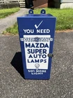 Vintage Mazda Automotive Bulb Porcelain Cabinet