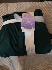 Stars Above Cozy Pajama Set Womens Small Plaid Long Sleeve Shirt  Pant Holiday