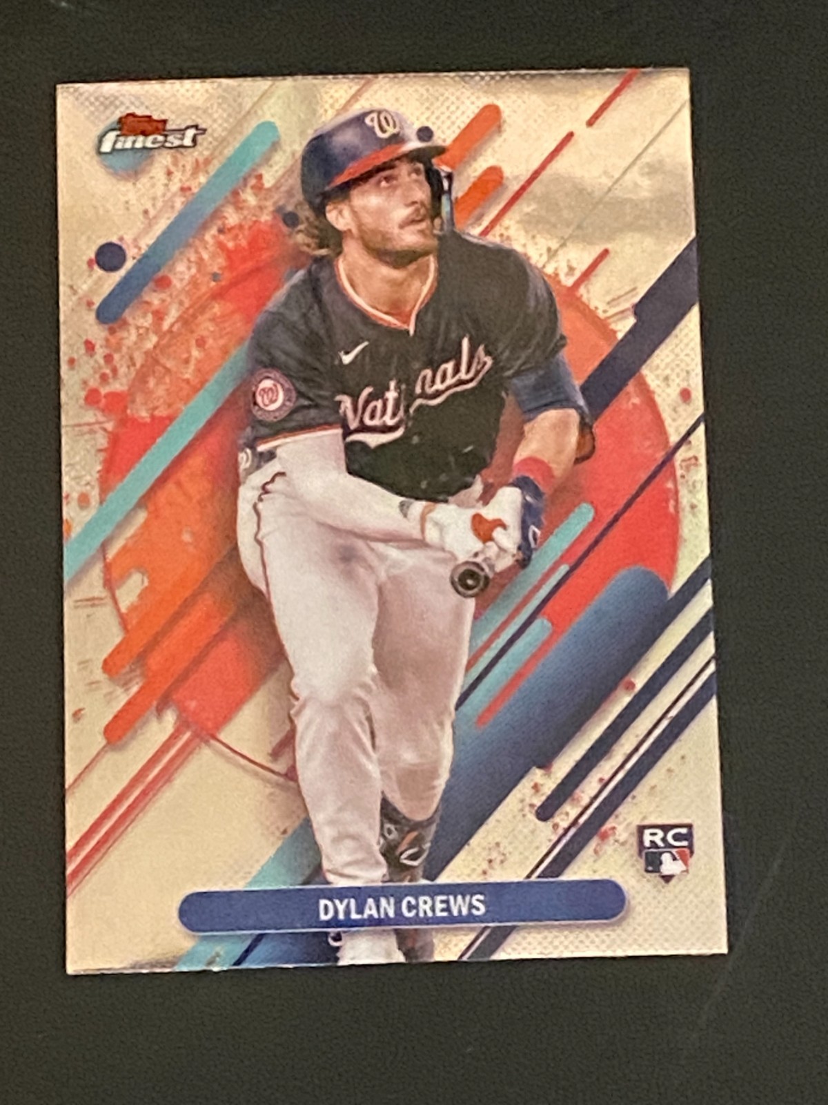 Dylan Crews 2025 Topps Finest #280 Rare Rookie Card, Nationals