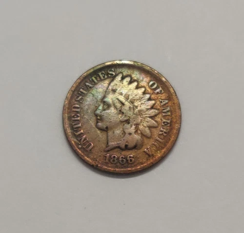 1866-P Indian Head Cent — photo from another recent sale
