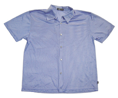 Vintage YMLA Shirt Raver Night Club Textured Semi Sheer 90s Scene Disco XL