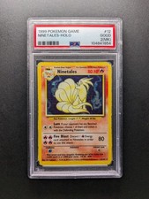 1999 Pokemon NINETALES - 12/102 - Holo - Base Set - PSA 2 MK