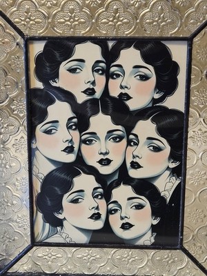 J Devlin Handcrafted Glass Picture Frame 8x10 with Amazing print included!!