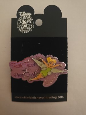 Disney Tinker Bell Faith Trust and Pixie Dust Pin