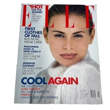 Elle Magazine August 1994 Niki Taylor Jennifer Capriati Madonna Vintage