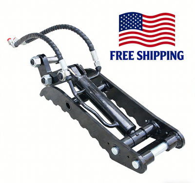 #ad L Shaped Hydraulic Thumb Clip Clamp For Mini Excavators Small Digger Attachments $117.50