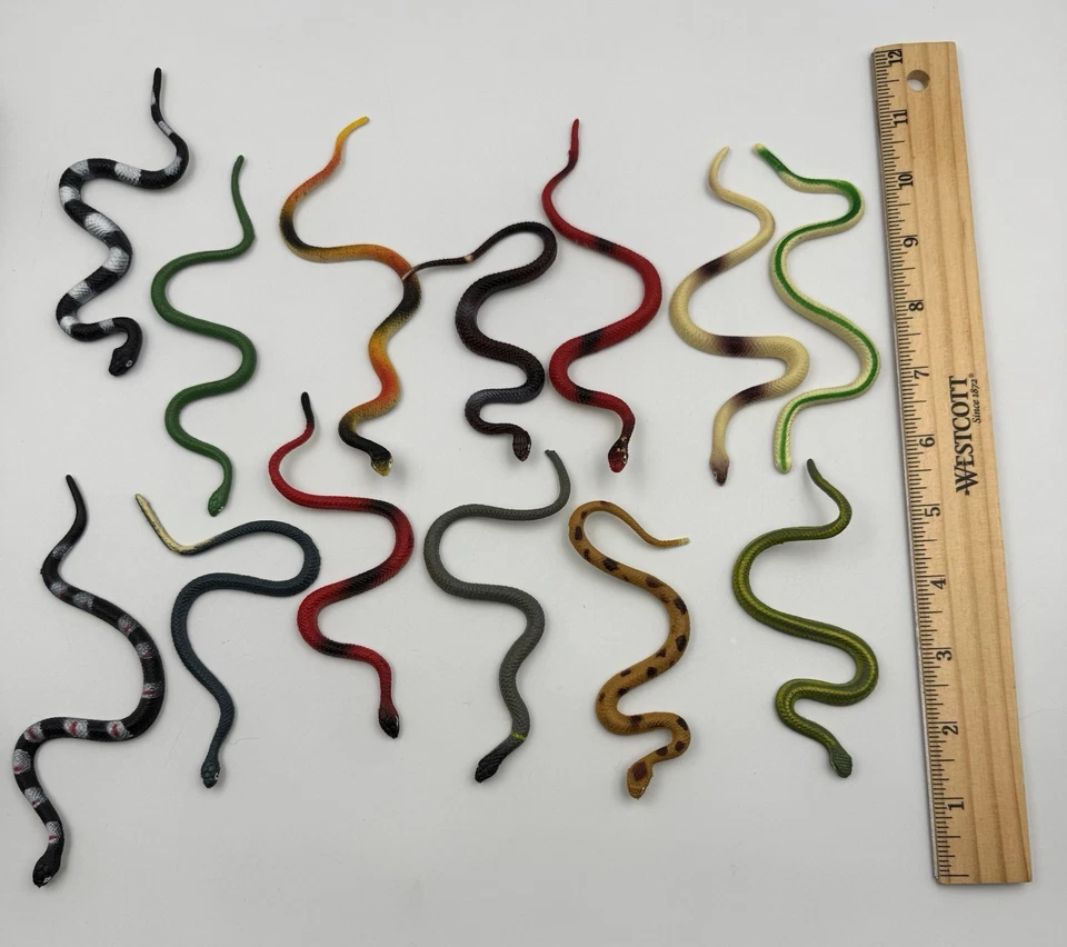 🦁30+ Lote Figuras De Reptiles Animales De Colección Serpientes Ranas Lagartos Tortugas Mixto/Schleich Foto 4 de 4