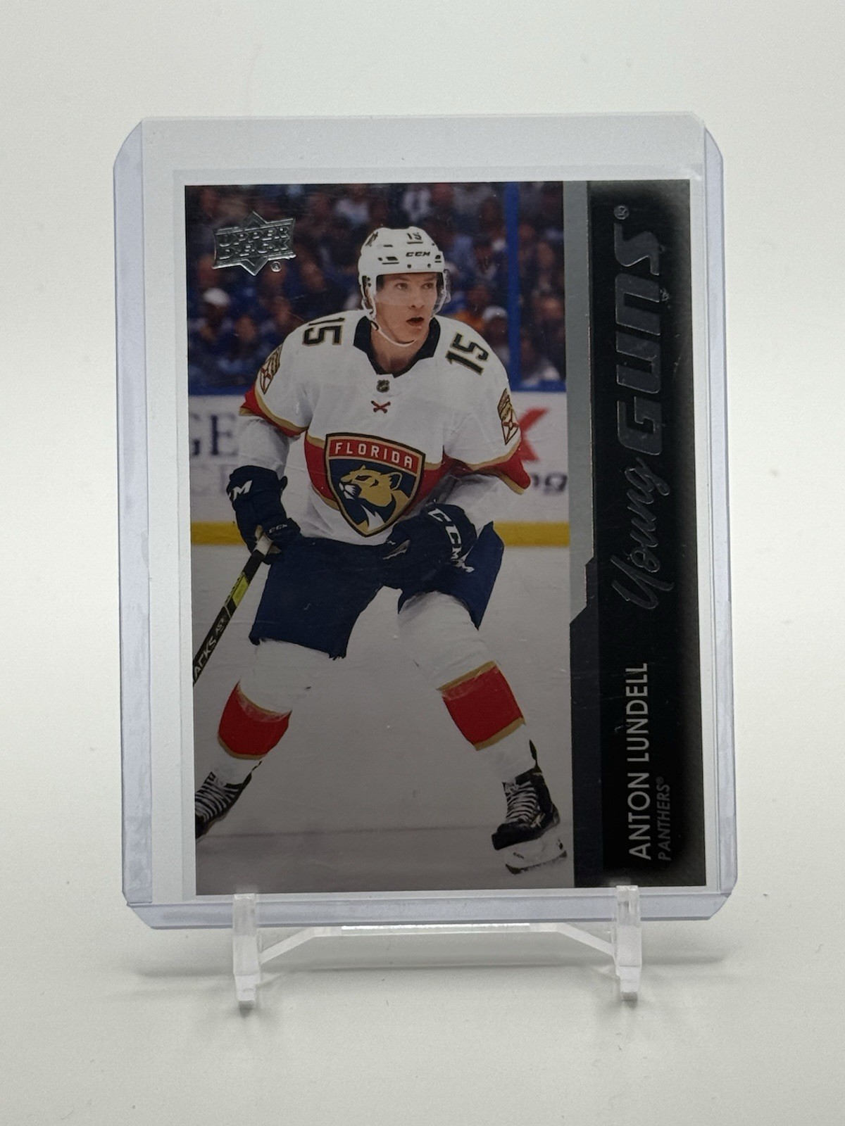 ANTON LUNDELL 2021-22 UPPER DECK SERIES 2 YOUNG GUNS #489