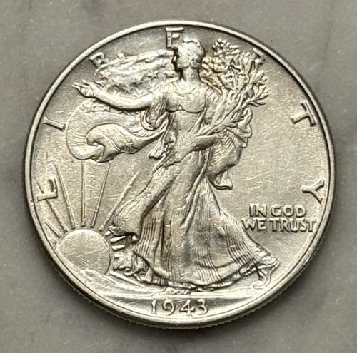 1943-P Walking Liberty Half Dollar - XF - Extremely Fine - 90% Silver