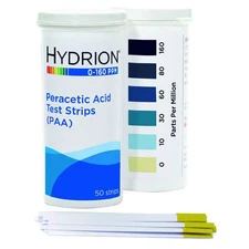Hydrion Peracetic Acid Test Strip,50 Strips PAA160 Hydrion PAA160