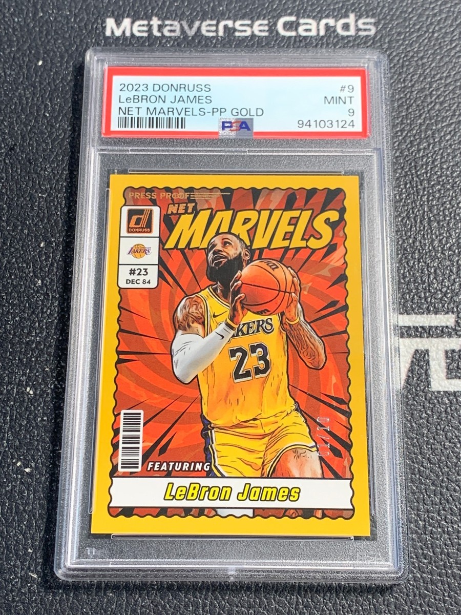 PSA10 2021 ドンラス NET MARVELS レブロン マーベル 2021-22 Donruss LEBRON JAMES Net Marvels INSERT Lakers No. 2
